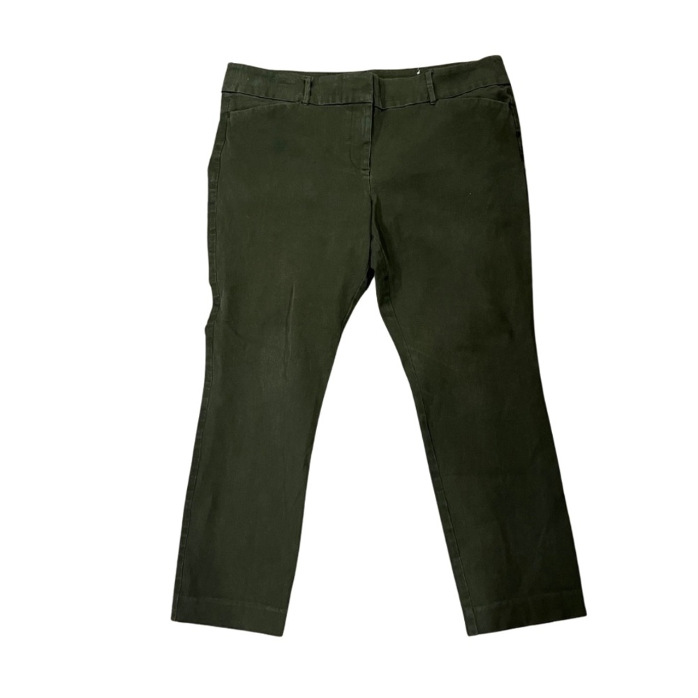 LOFT skinny ankle pants green size 14